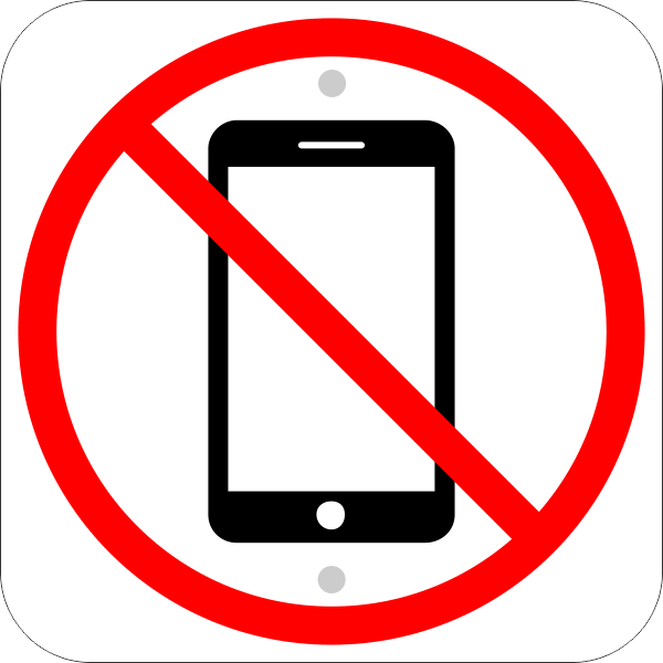 No Cell Phones Image